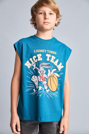 Looney Tunes Bisiklet Yaka Atlet Erkek Çocuk