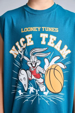 Looney Tunes Bisiklet Yaka Atlet Erkek Çocuk