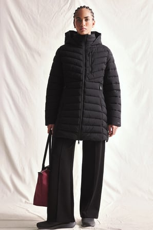 Rüzgar Geçirmez Su İtici Regular Fit Kapüşonlu Şişme Parka Mont