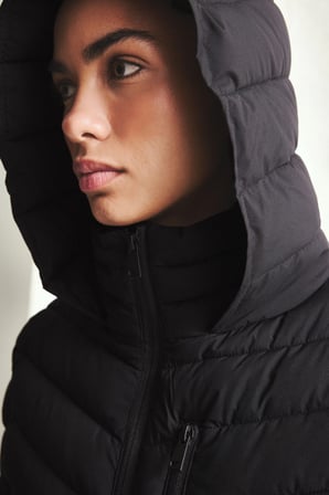 Rüzgar Geçirmez Su İtici Regular Fit Kapüşonlu Şişme Parka Mont