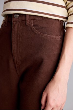 Straıght Fıt Normal Bel Düz Paça Gabardin Pantolon