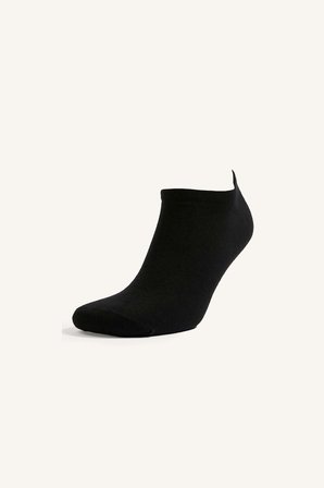 DeFacto Erkek 10'lu Pamuklu Sneaker Siyah Çorap I3490AXNSBK23