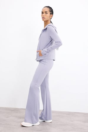 DeFacto Esnek Kumaş Aırtech Flare Fit Yüksek Bel Beli Saran Sporcu Pantolon C9192AX26AUPR522