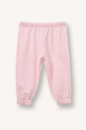 DeFacto %100 Pamuk Baskılı Sweatshirt Üst Lastikli Paça Alt 2'li Takım Kız Bebek I4475A526AUPN167