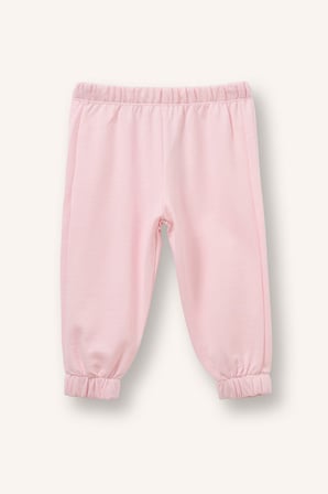 DeFacto %100 Pamuk Baskılı Sweatshirt Üst Lastikli Paça Alt 2'li Takım Kız Bebek I4475A526AUPN167