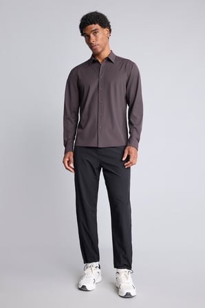 Slim Fit Klasik Yaka Uzun Kollu Gömlek