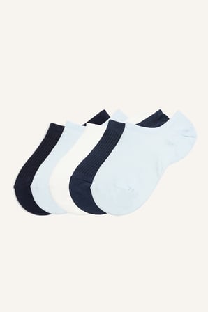 Kadın 5'li Pamuklu Sneaker Çorap