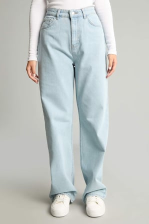 90's Wıde Leg Yüksek Bel Jean Pantolon