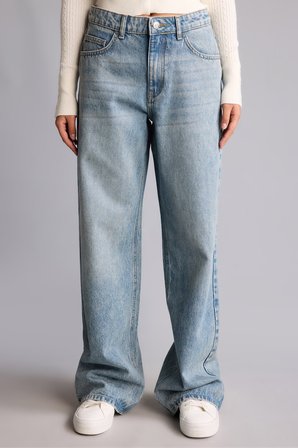 DeFacto Yüksek Bel 90's Wide Leg Jean Pantolon H6947AX26AUNM39