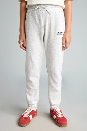 DeFacto Baskılı Lastikli Paça Kalın Kumaş Jogger Eşofman Altı Erkek Çocuk H9685A826WNGR400