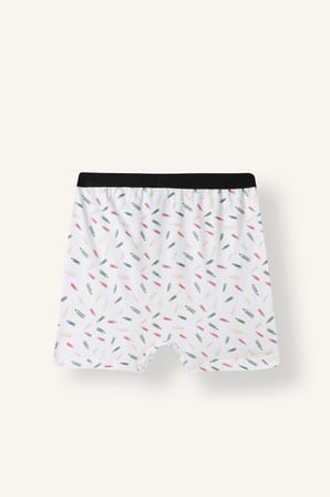Baskılı Elastik Bel 3'lü Boxer Set Erkek Çocuk
