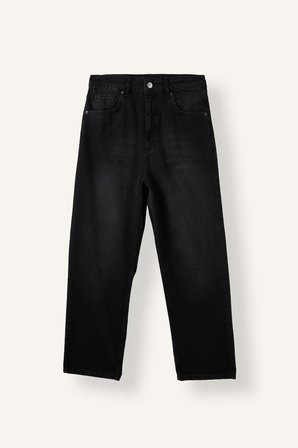 DeFacto %100 Pamuk Baggy Fit Yıkamalı Jean Pantolon I5699AX26AUNM36