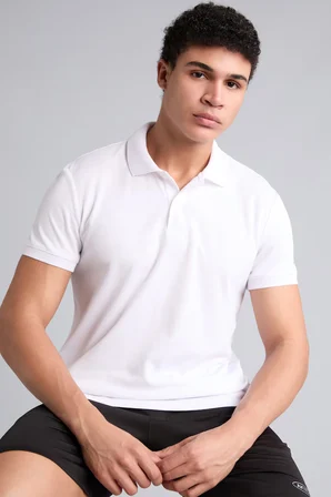 Slim Fit Sporcu Pike Kısa Kollu Polo Tişört