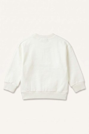 Oversıze Bisiklet Yaka Sweatshirt Kumaşı Sweatshirt Erkek Bebek