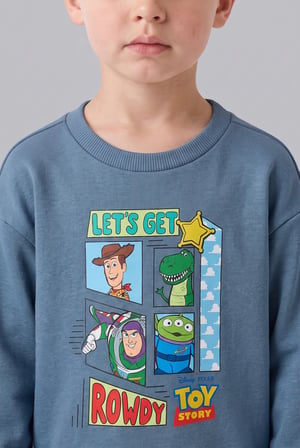 Toy Story Lisanslı Baskılı Uzun Kollu Üst Lastikli Paça Alt 2'li Takım Erkek Bebek