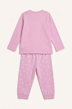 Desenli 2'li Pijama Takımı Kız Bebek