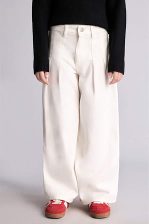 DeFacto Wıde Leg Cepli Gabardin Geniş Paça Pantolon Kız Çocuk I2678A826AUER105