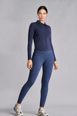 DeFacto Slim Fit Esnek Kumaş Gömlek Yaka Fermuarlı Sporcu Hırka H6015AX26AUIN277