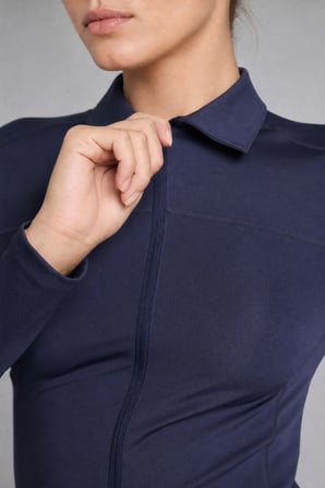 DeFacto Slim Fit Esnek Kumaş Gömlek Yaka Fermuarlı Sporcu Hırka H6015AX26AUIN277