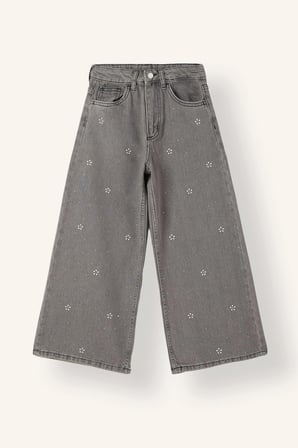 90's Wıde Leg Pantolon Kız Çocuk