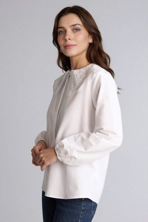 DeFacto Regular Fıt Poplin Uzun Kollu Tunik H0281AX26SPWT32