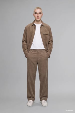 Baggy Fit Geniş Kalıp Normal Bel Geniş Paça Pantolon