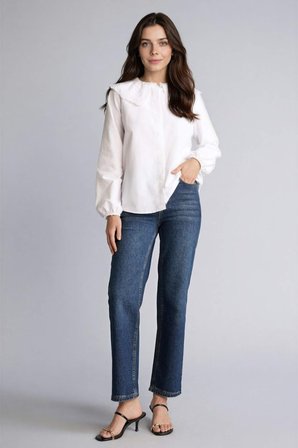 DeFacto Regular Fıt Poplin Uzun Kollu Tunik H0281AX26SPWT32