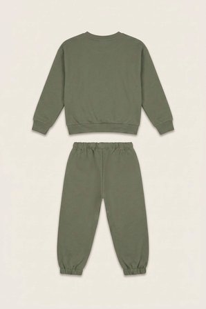 DeFacto Uzun Kollu Sweatshirt Elastik Belli Eşofman Altlı 2'li Takım Erkek Bebek H5617A526AUKH458