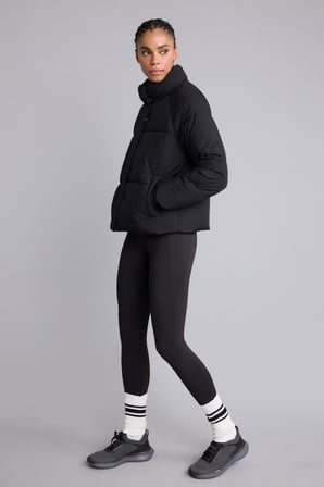 Rüzgar Geçirmez Su İtici Regular Fit Dik Yaka Reglan Kol Kışlık Şişme Mont