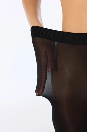 Siyah Premier Extra Stretch Maxi Külotlu Çorap