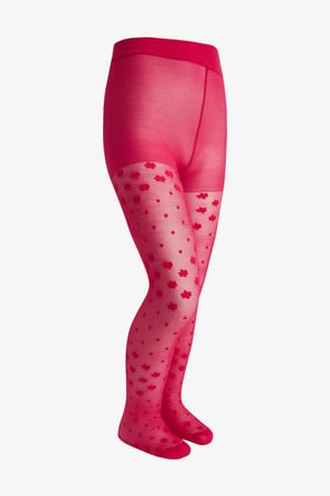 Tango Kırmızı Pretty Dotted Daisy Külotlu Çorap