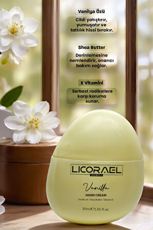 EL KREMİ E-VİTAMİNLİ HAND CREAM (VANILLA)