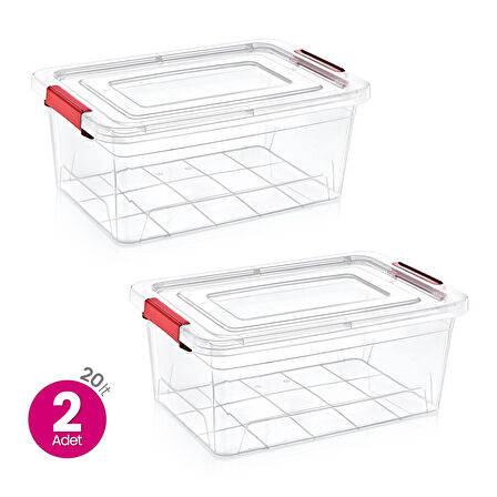 Smartware 2'Li Set Smart Box 20 LT