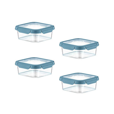 Smatware 4'Lü Set Loxo Sızdırmaz Saklama Kabı 700 ML