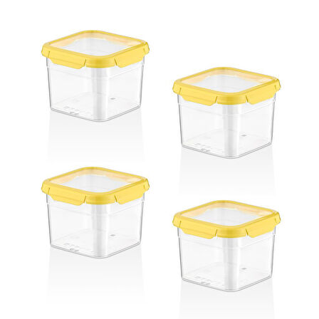 Smatware 4'Lü Set Loxo Sızdırmaz Saklama Kabı 1000 ML