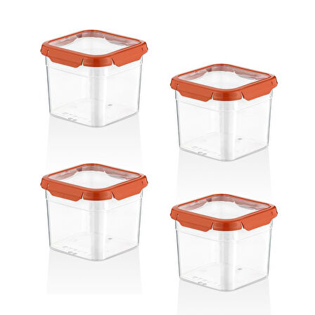 Smatware 4'Lü Set Loxo Sızdırmaz Saklama Kabı 1500 ML