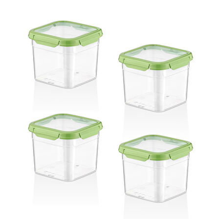 Smatware 4'Lü Set Loxo Sızdırmaz Saklama Kabı 1500 ML