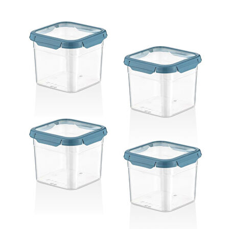 Smatware 4'Lü Set Loxo Sızdırmaz Saklama Kabı 1500 ML