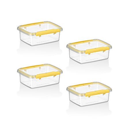 Smartware 4'Lü Set Press - Lock Saklama Kabı 360 ML