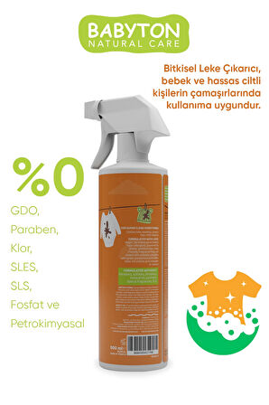 Babyton Doğal Çamaşır Leke Çıkarıcı 500 ml