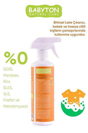 Babyton Doğal Çamaşır Leke Çıkarıcı 500 ml