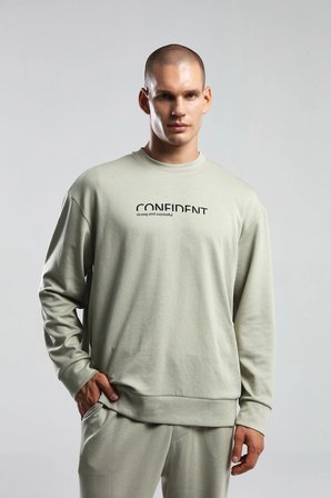 Benmanaj Erkek Haki Sweatshirt - HAKİ