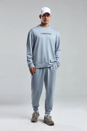 Benmanaj Erkek Haki Sweatshirt - MAVİ