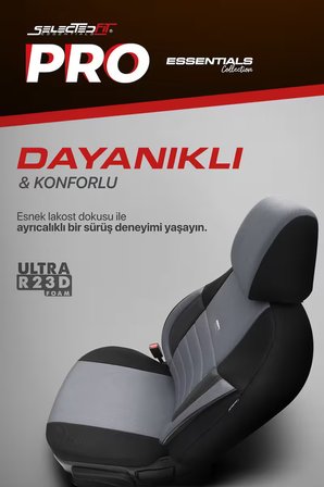 SelectedFit Pro Design Universal Oto Koltuk Kılıfı