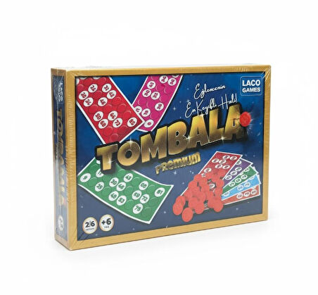 Laco Games Tombala Premium Eğlenceli Aile Oyunu