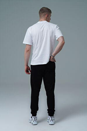 George Phoenix Daily Core - Siyah Rahat Kesim Erkek Jogger Eşofman Altı