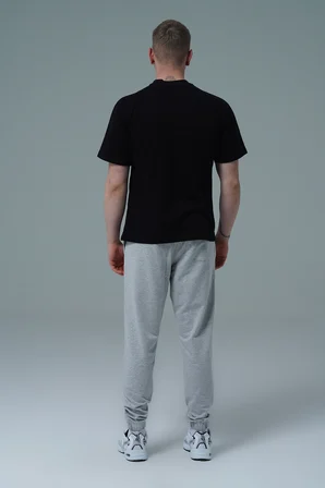 George Phoenix Daily Core - Gri Melanj Rahat Kesim Erkek Jogger Eşofman Altı