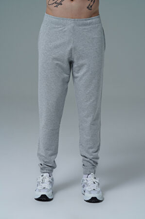 George Phoenix Daily Core - Gri Melanj Rahat Kesim Erkek Jogger Eşofman Altı