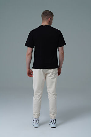 George Phoenix Daily Core - Bej Rahat Kesim Erkek Jogger Eşofman Altı