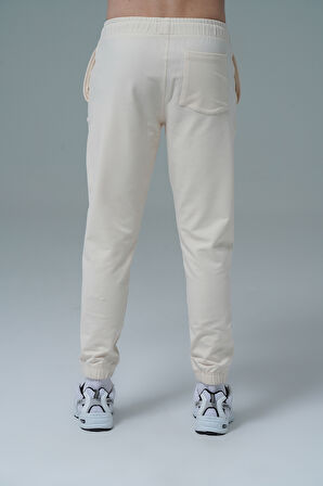 George Phoenix Daily Core - Bej Rahat Kesim Erkek Jogger Eşofman Altı